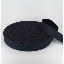 Einziehgummi 40 mm schwarz - leicht