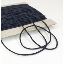 Gummischnur 1,1 mm schwarz
