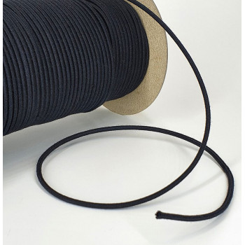 Gummikordel 3 mm schwarz