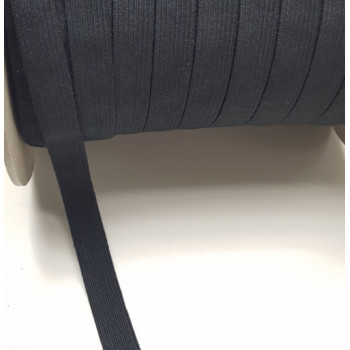 Einziehgummi 13 mm schwarz