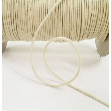 Gummikordel 2,2 mm ecru