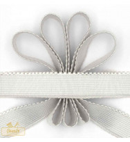 Tencel™ Picot-Gummiband 17 mm weiß glänzend