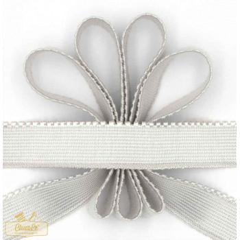 Tencel™ Picot-Gummiband 17 mm weiß glänzend