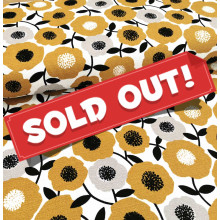 Barkcloth Blooms olive