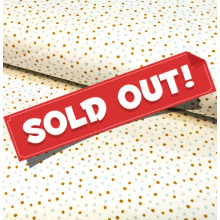 Reststück 36 cm Flanell Confetti blue multi