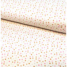 Flanell Confetti pink multi