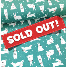 Flanell Snowhares turquoise