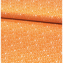 Popeline Scribbles orange