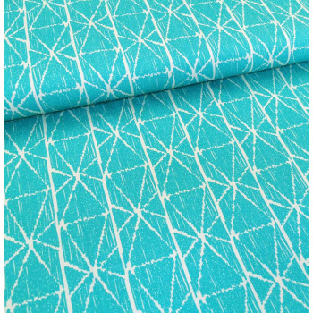 Jersey Ikat Grid