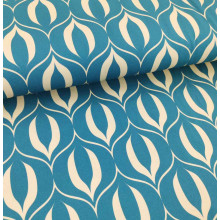 Reststück 61 cm Jersey Blue Onion