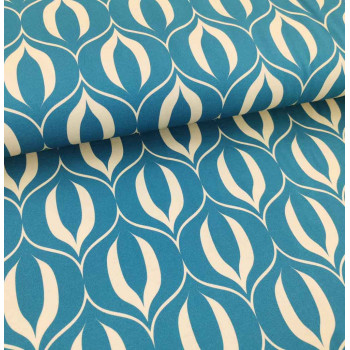 Reststück 61 cm Jersey Blue Onion