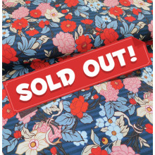 Reststück 33 cm Jersey Blumenstrauß