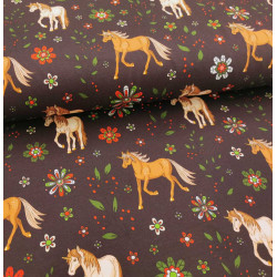 Reststück 40 cm Jersey Einhornparadies