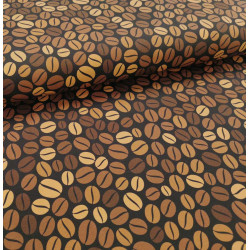 Reststück 25 cm Jersey Espresso