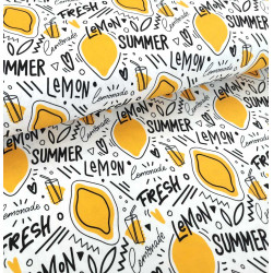 Reststück 70 cm Jersey Zitronenlimo