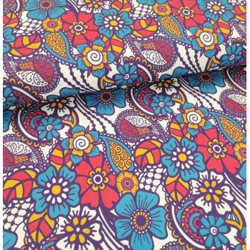 Jersey Paisleyblumen