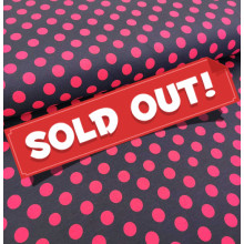 Jersey Polka Dots pink
