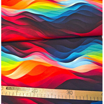 Jersey Wavy Stripes