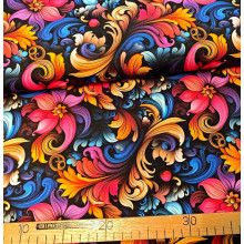 Jersey Multicolor Flowers