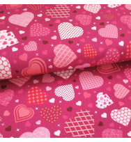Sommersweat Patchwork Hearts