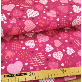 Sommersweat Patchwork Hearts