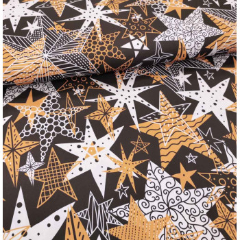 Popeline Sparkling Stars