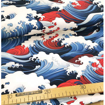 Sommersweat Red Wave