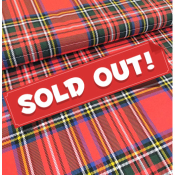 Reststück 45 cm Jersey Schottenkaro