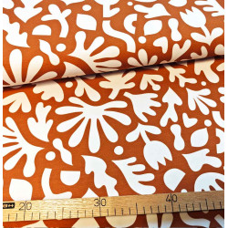 Sommersweat Floral Shape ochre