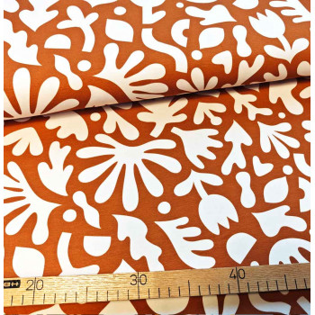 Sommersweat Floral Shape ochre