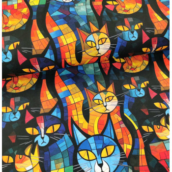Sommersweat Mosaic Cats