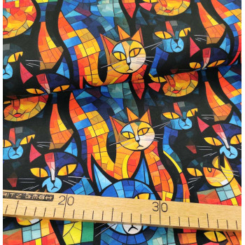 Sommersweat Mosaic Cats