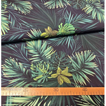 Sommersweat Palm Leaves green