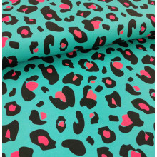 Sommersweat Rosaroter Panther