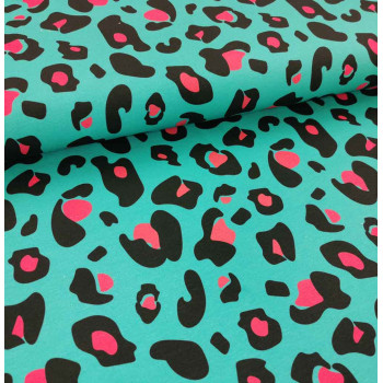 Sommersweat Rosaroter Panther