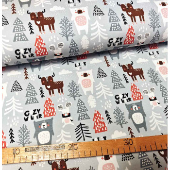 Sommersweat Weihnachten im Wald