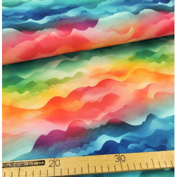 Jersey Watercolor Waves