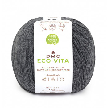 Eco Vita Strick- und Häkelgarn - 102 dunkelgrau