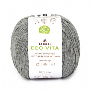 Eco Vita Strick- und Häkelgarn - 112 mittelgrau
