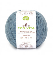 Eco Vita Strick- und Häkelgarn - 117 jeansblau