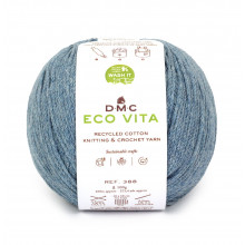 Eco Vita Strick- und Häkelgarn - 117 jeansblau