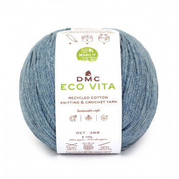 Eco Vita Strick- und Häkelgarn - 117 jeansblau