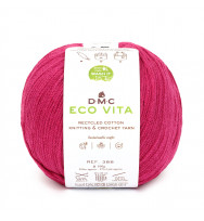 Eco Vita Strick- und Häkelgarn - 155 fuchsia