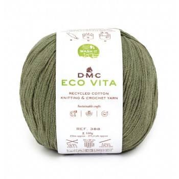 Eco Vita Strick- und Häkelgarn - 198 olivgrün