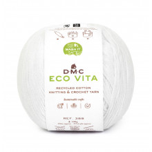 Eco Vita Strick- und Häkelgarn - 1 weiß 