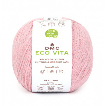 Eco Vita Strick- und Häkelgarn - 4 hellrosa