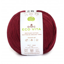 Eco Vita Strick- und Häkelgarn - 55 kirschrot