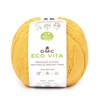Eco Vita Strick- und Häkelgarn - 9 gelb