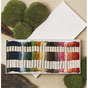 Eco Vita Woll-Stickgarn - Sammlerbox 30 Farben