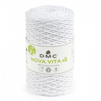 Nova Vita 4 Recyclinggarn - 100 weiß
